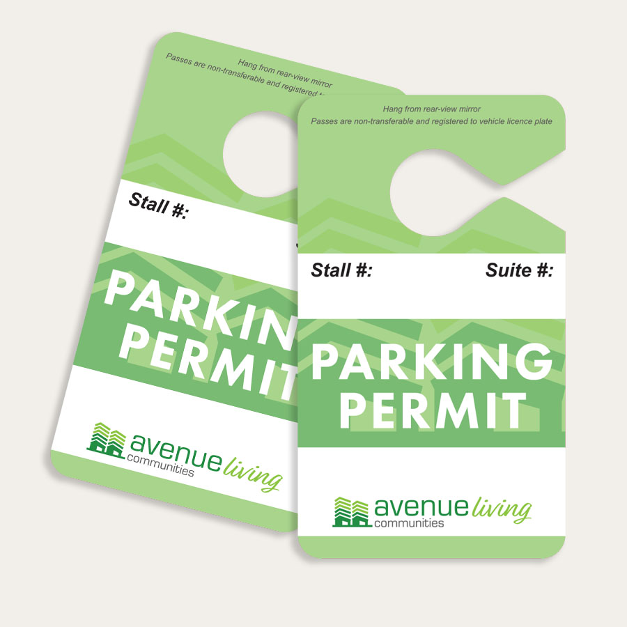 Parking Permit - Door Hanger