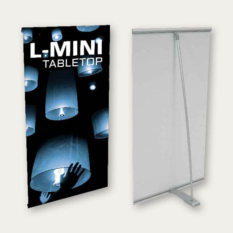 TableTop Banner Stand L - Mini