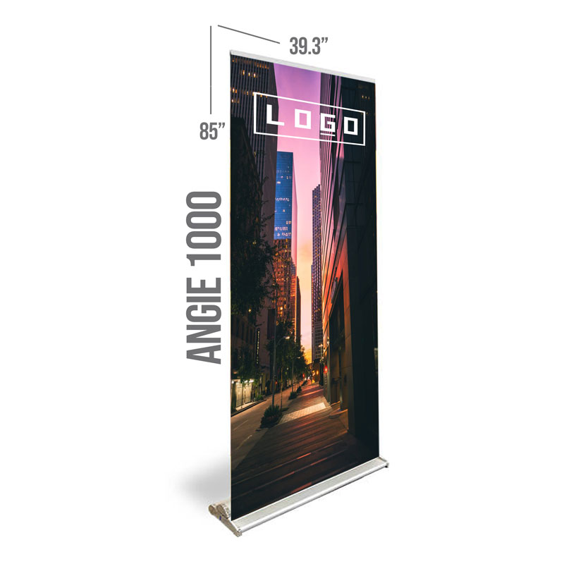 1AA-889 - Angie 1000 - Banner Stand with Graphic