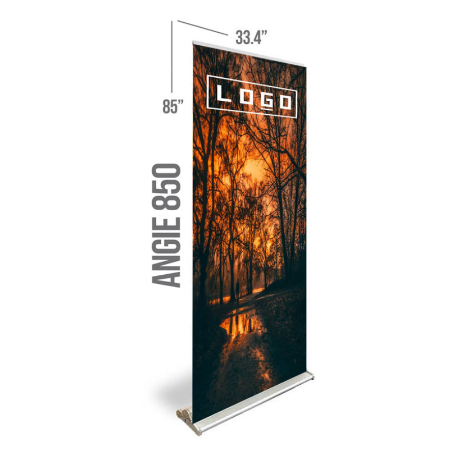 812-A - Angie 850 Banner Stand with Graphic