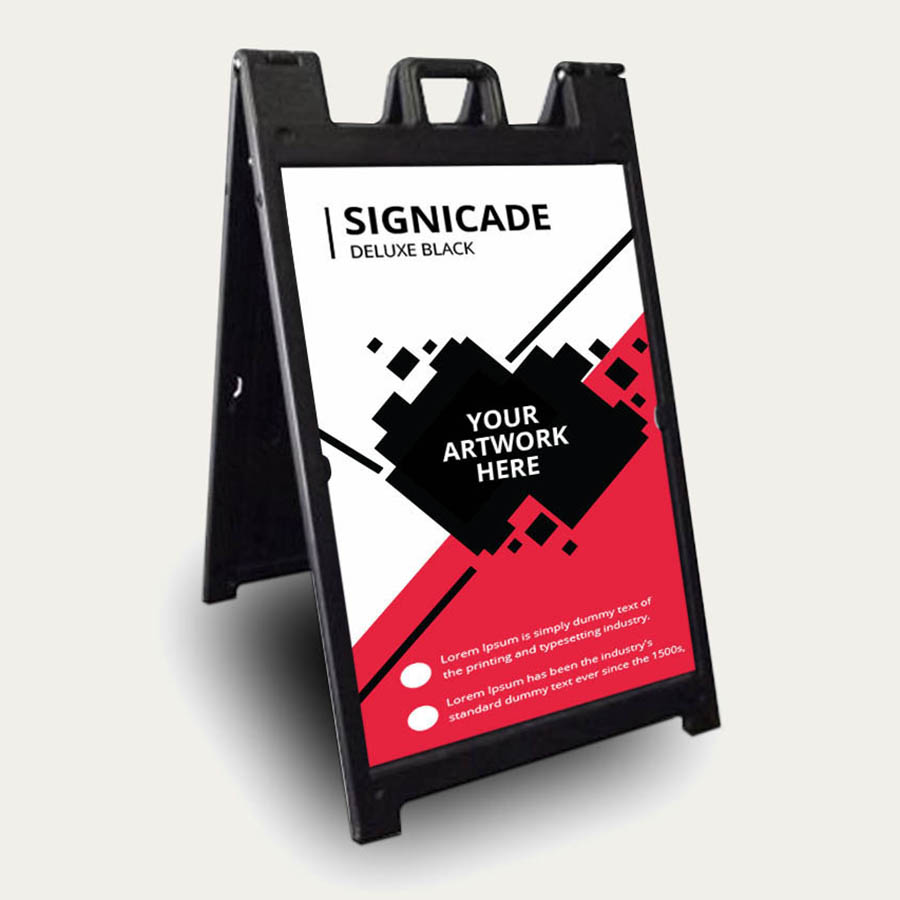 Signicade A Frame with inserts